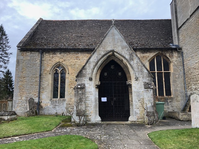 photo of church porch